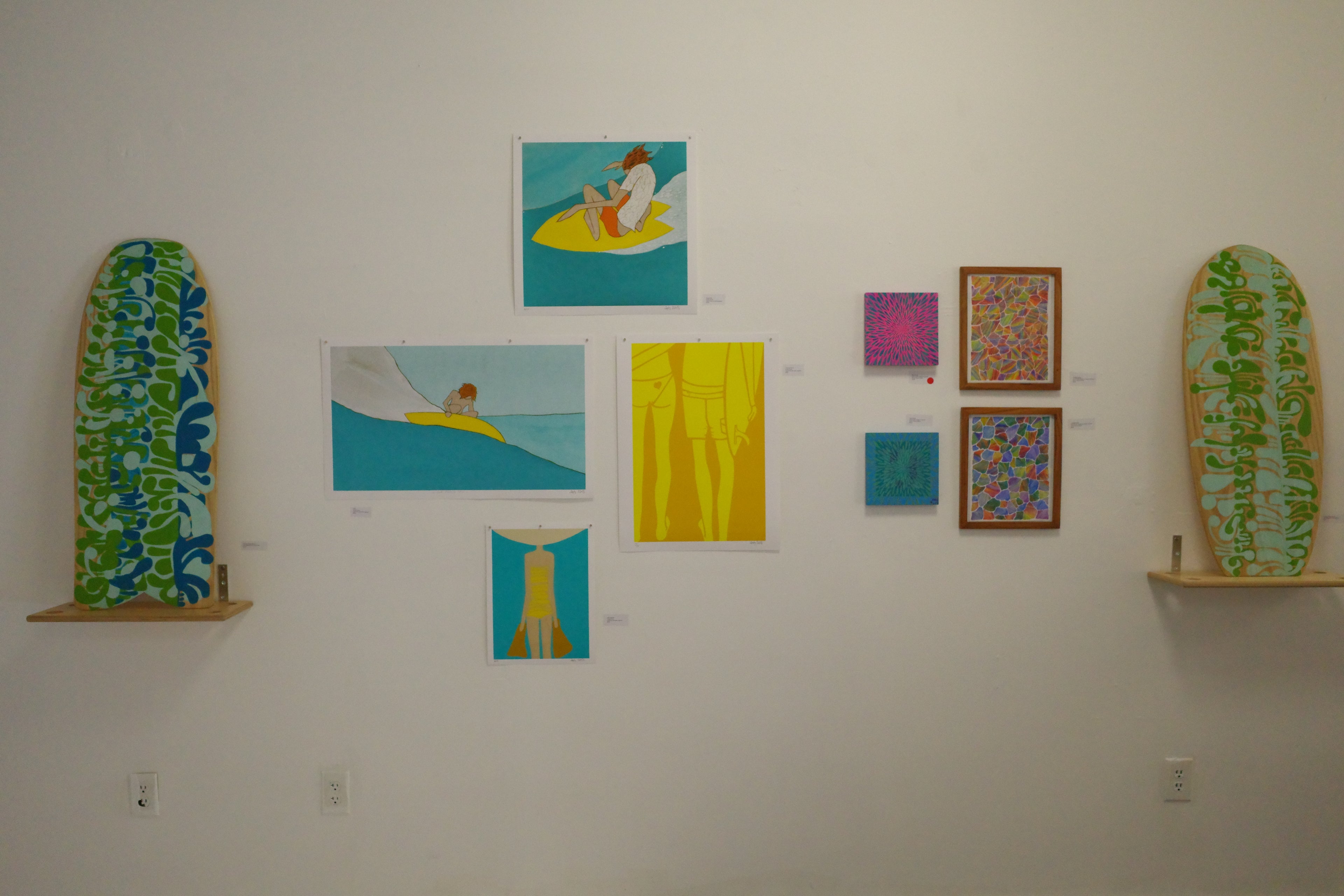 Painted Paipo Board 1