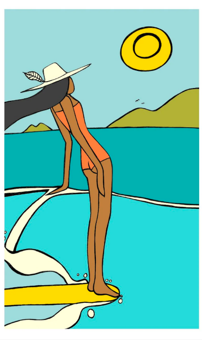 Aloha Laguna Print
