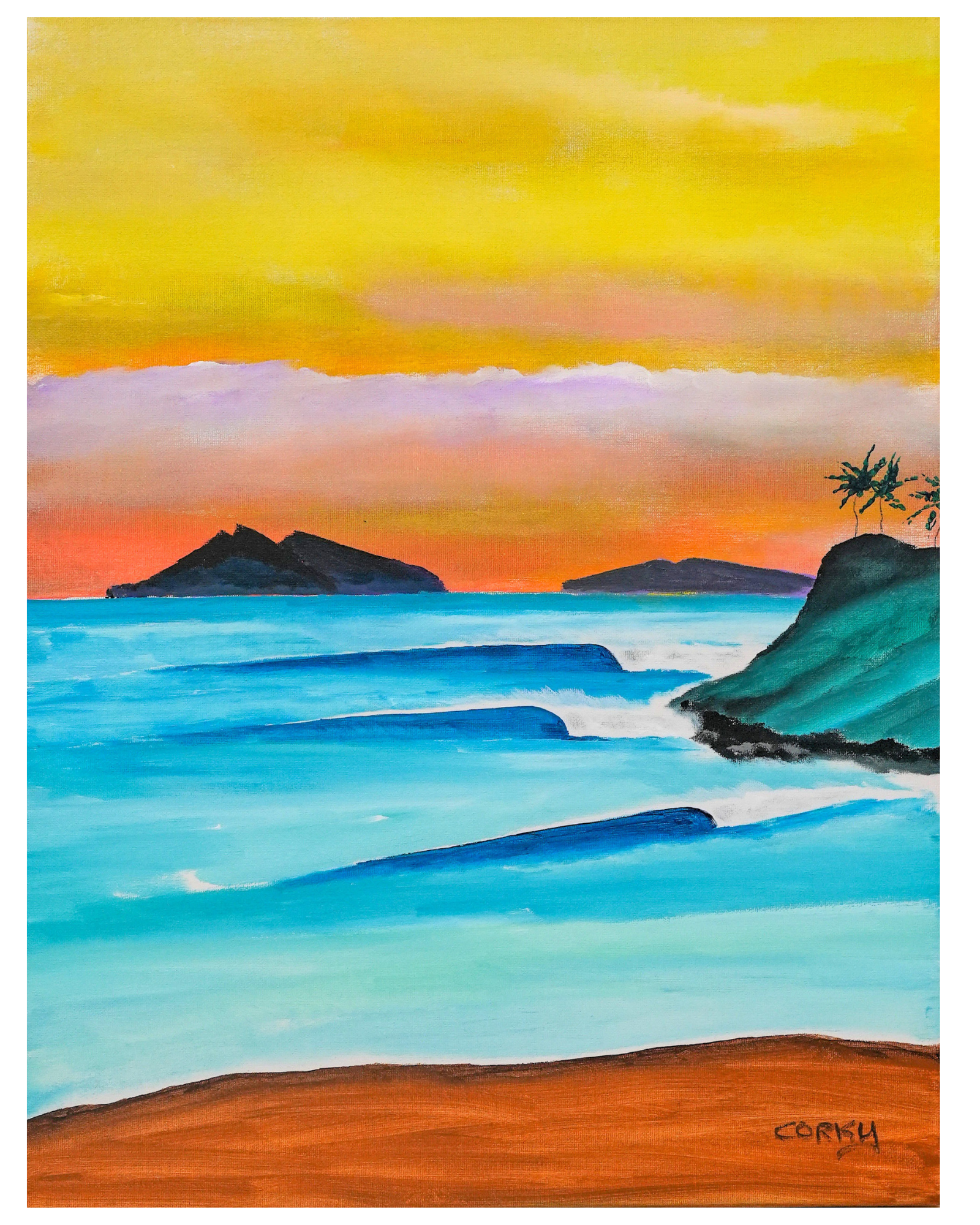 Corky Carroll Print