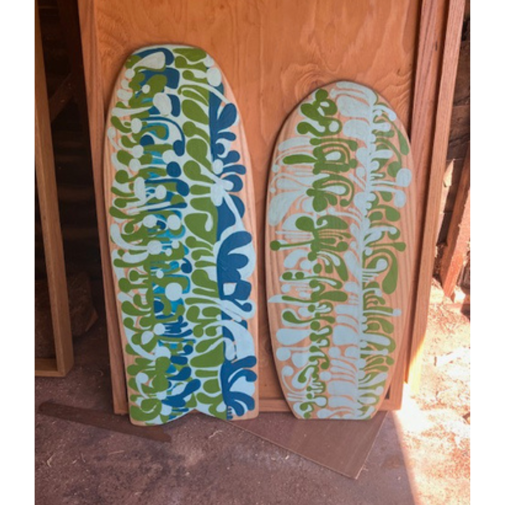 Painted Paipo Board 2